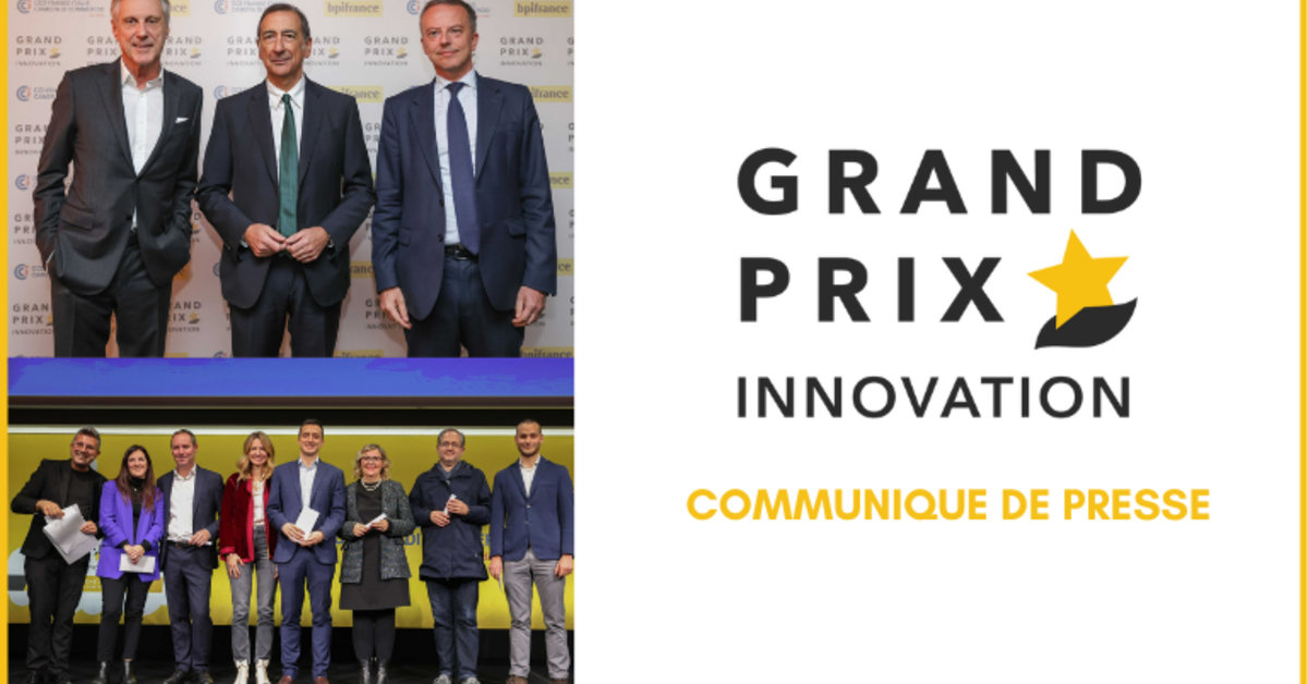 GRAND PRIX INNOVATION: LA CHAMBRE RÉCOMPENSE LES MEILLEURS PROJETS POUR 